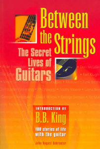 between the strings