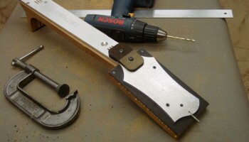 With this fixture holes can be accurately drilled to locate the neck on the vacuum fixture