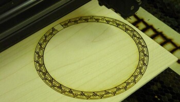 The laser will cut this rostte in one piece ready to be inlayed